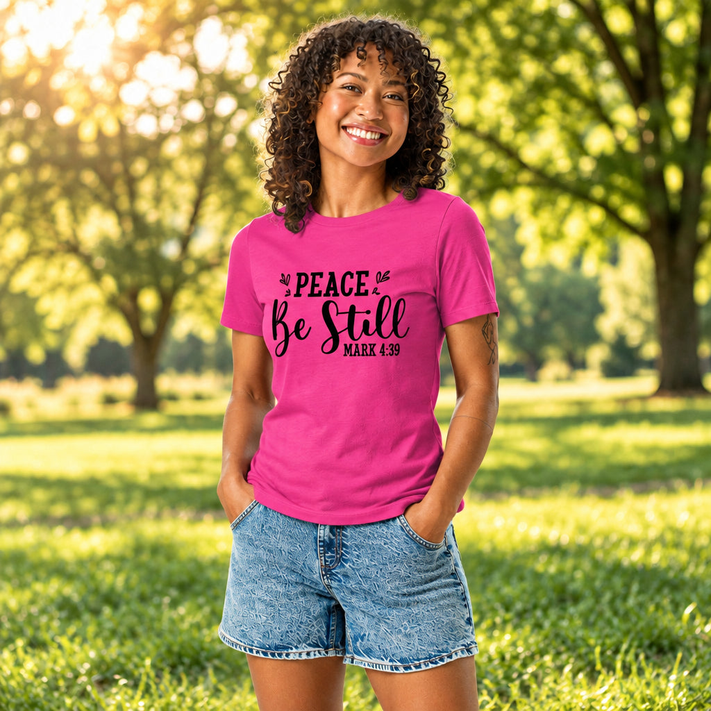 "Peace..." Women's Relaxed T-Shirt