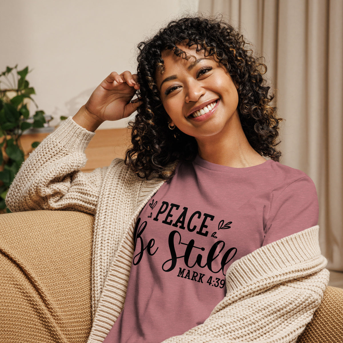 "Peace..." Women's Relaxed T-Shirt