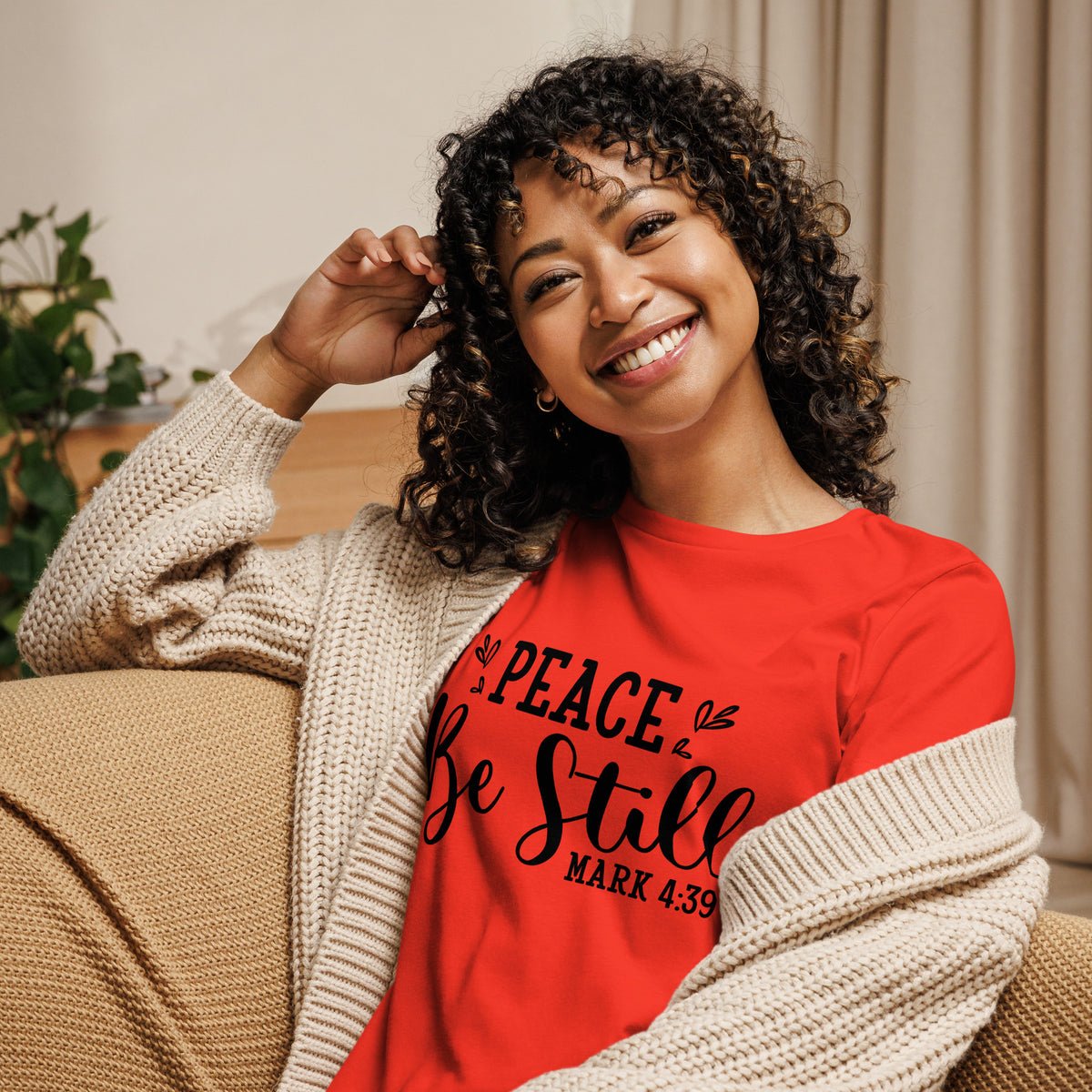 "Peace..." Women's Relaxed T-Shirt
